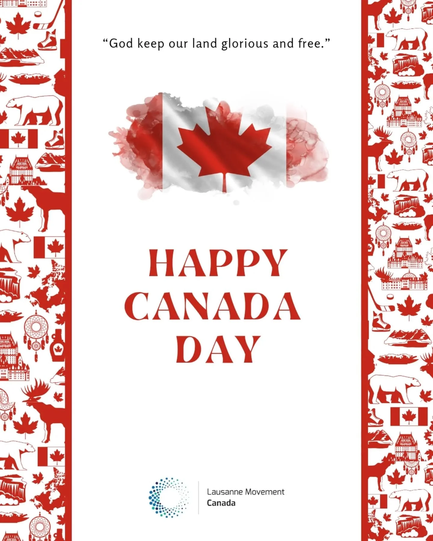 🇨🇦 Happy Canada Day from Lausanne Movement Canada!

From coast to coast to coast, we give thanks for this land and all who call it home: First Nations, Inuit, M&eacute;tis, settlers, immigrants, refugees, diaspora communities, and Canadians living 
