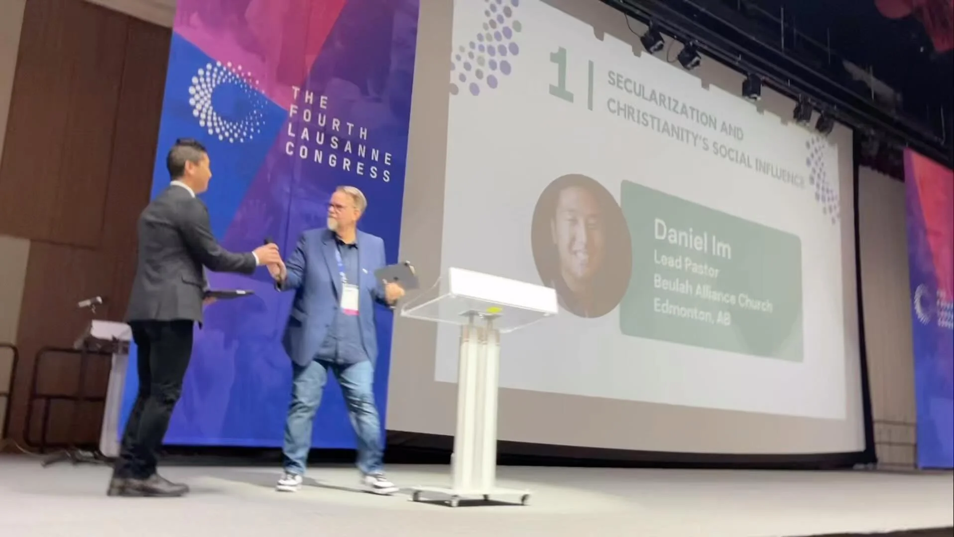 #L4Canadian @danielsangi, Lead Pastor of @beulahalliance, sharing at @lausannemovement #l4congress North America Regional gathering of delegates. @lausannemovementcanada is one of two countries in this region
You can catch him at @wheatonbgc Amplify