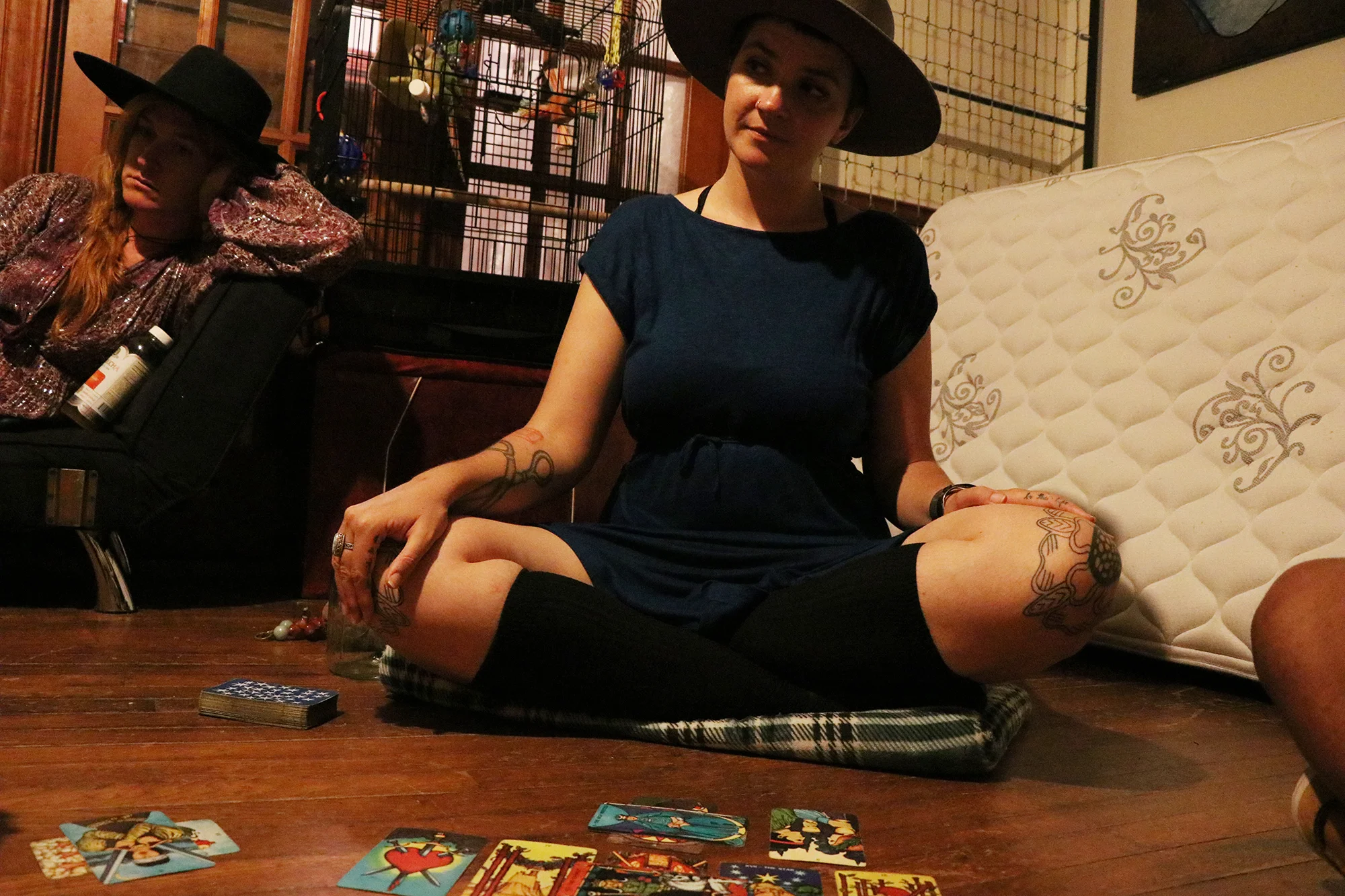 Tonight Olivia – Jonah’s roommate and our new friend read our cards. The reading was about our future, and there’s a lot of work to be done - but it’s hopeful.