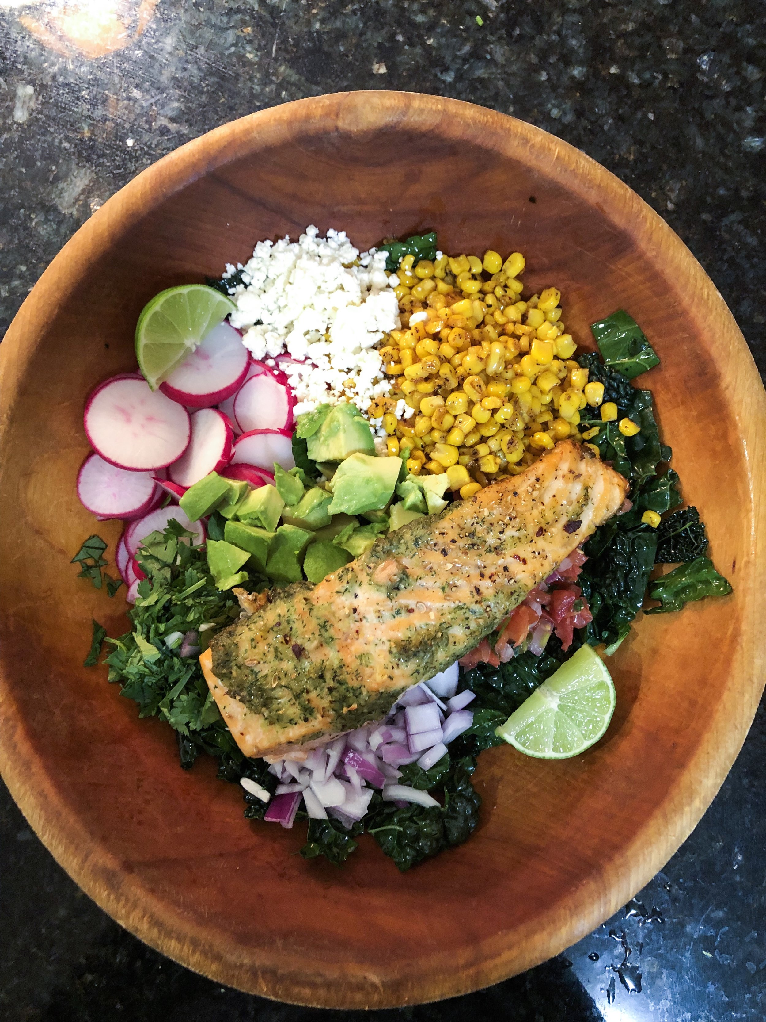 Cooking with Syd: Mexican Salad &amp; Salmon