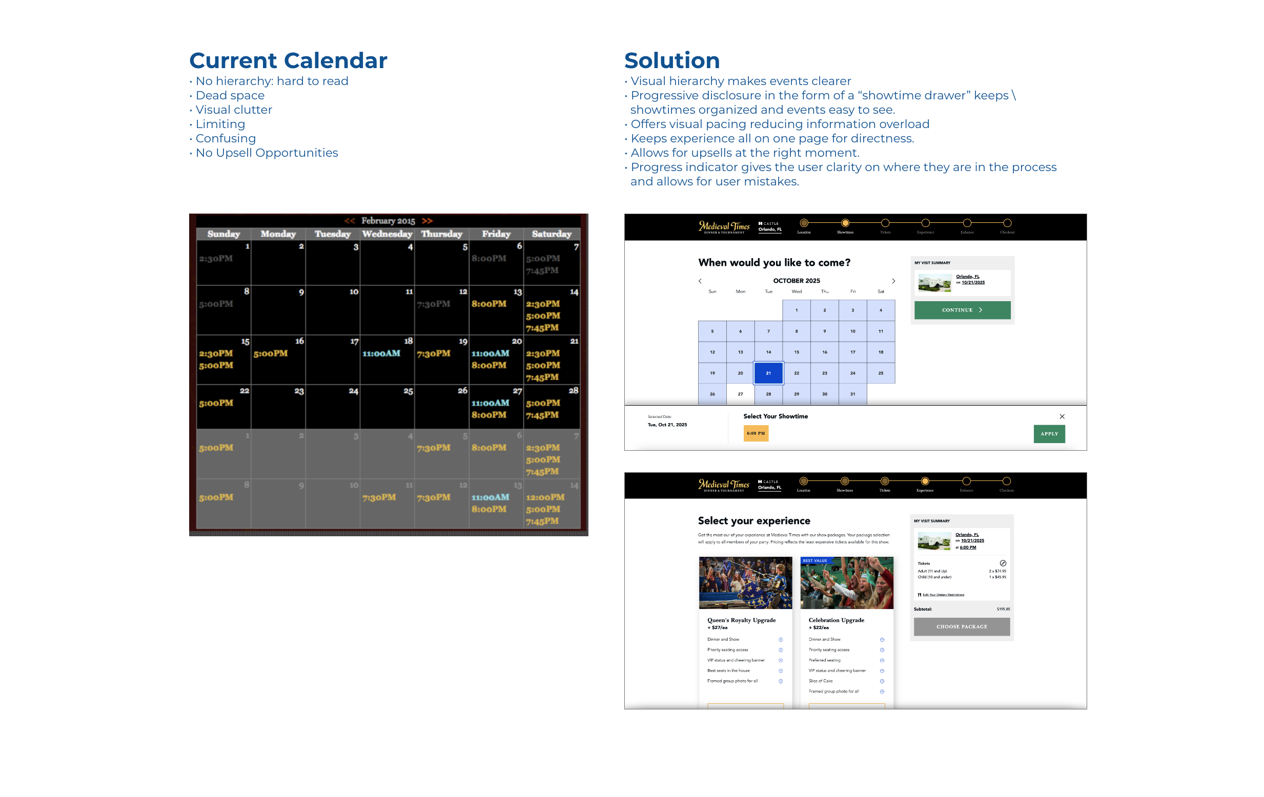 Creating a Seamless Booking Flow