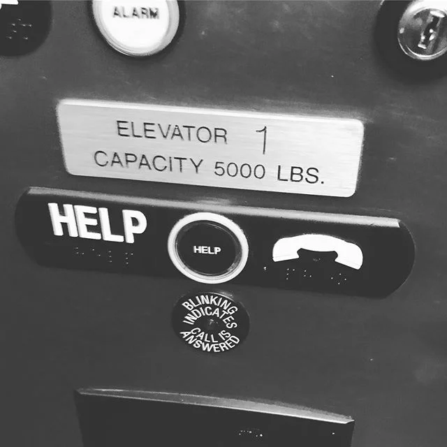 Wow! @treefortfest is even promoting our show in the elevator!