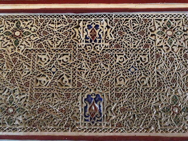 Patterns of Marrakech #morocco #marrakech #details #travel #extra #hardwork #aintnobodygottimeforthat