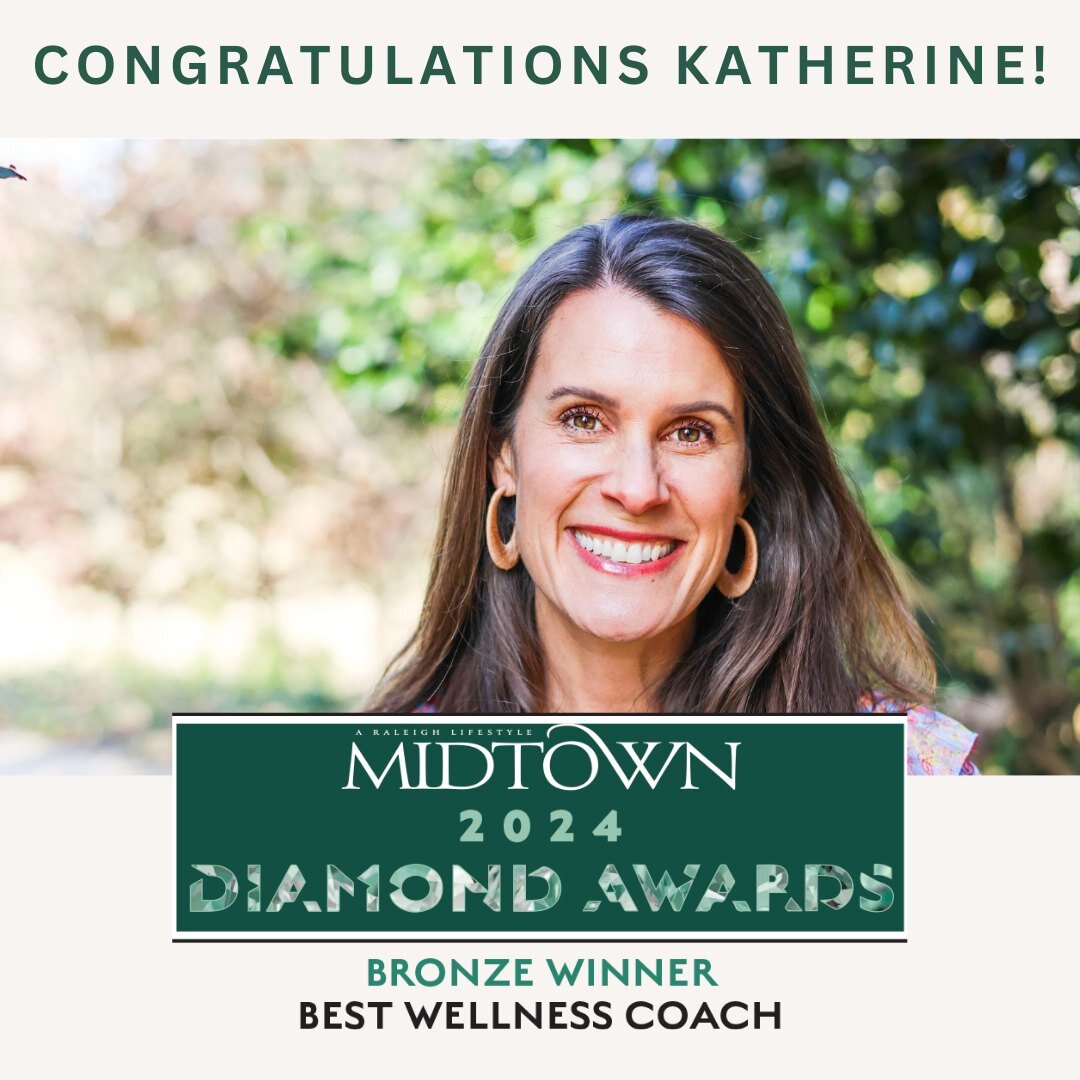 What a fun surprise to find out we received an award that we didn't even realize we were nominated for! 

Thanks to all our Raleigh clients who nominated and voted us as Best Wellness Coach for the Midtown Diamond Awards. 

We truly do LOVE helping y