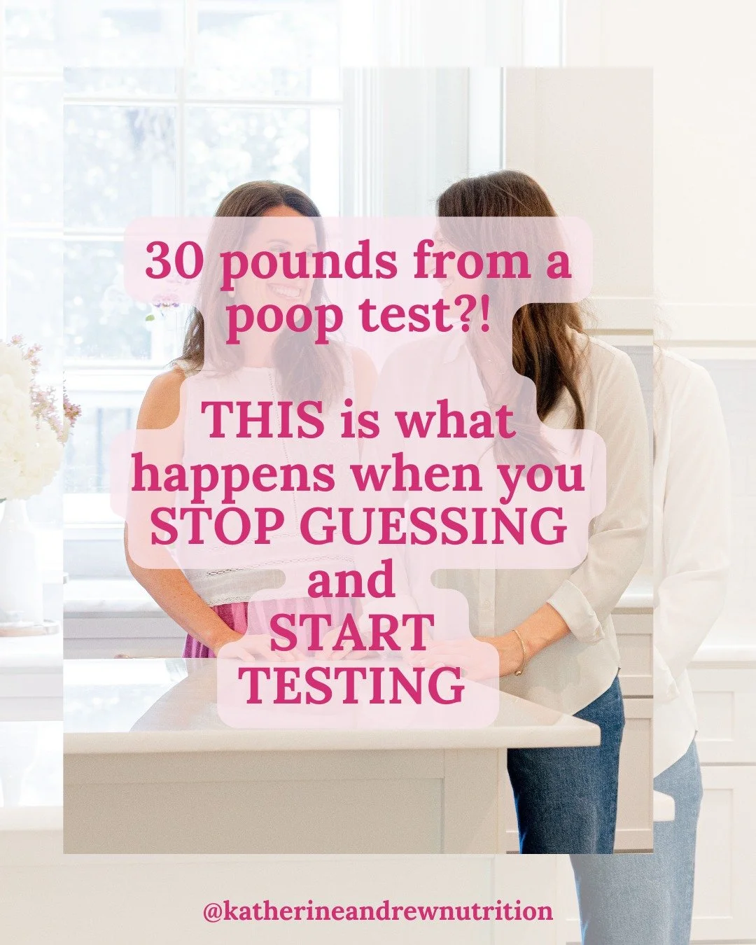 30 pounds… from a poop test?! 💩✨
Sounds wild, but this is what happens when you stop guessing and start testing.
After years of inflammation, bloating, and feeling stuck, she finally got answers from her GI-MAP results.
We found high levels