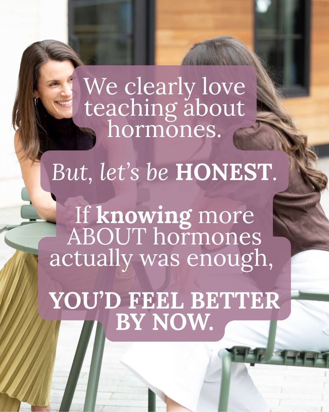 MORE information is often not the missing piece 🧩DM us CHAT to for support