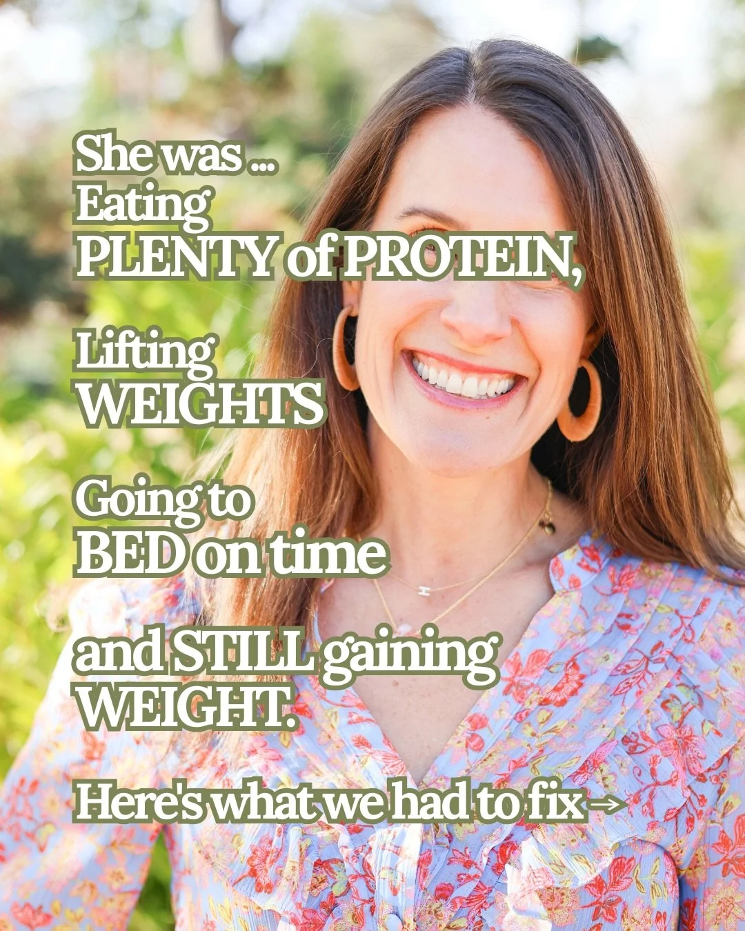 She was doing everything right. Protein, strength training, sleep. And STILL gaining weight.
This is one of the most frustrating things we see in perimenopause. Because the advice most women are following was built for a body that no longer exists. I