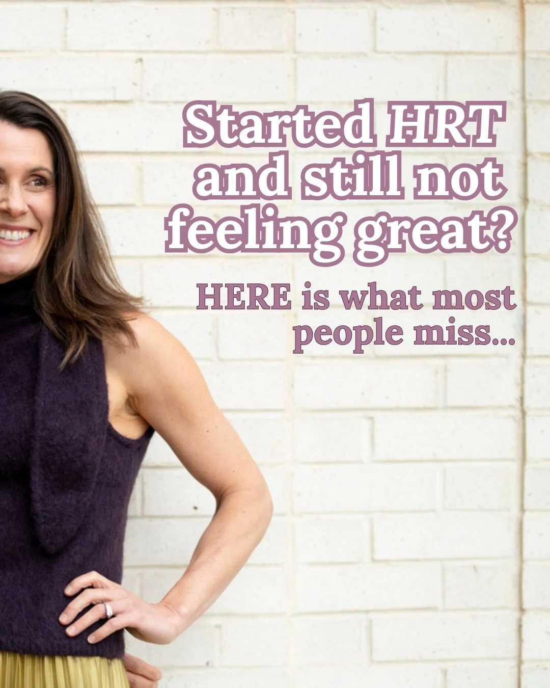 HRT paired with a solid nutrition plan and targeted gut support is always going to work better than HRT alone! 

#hrt #hormonereplacementtherapy #perimenopausehealth