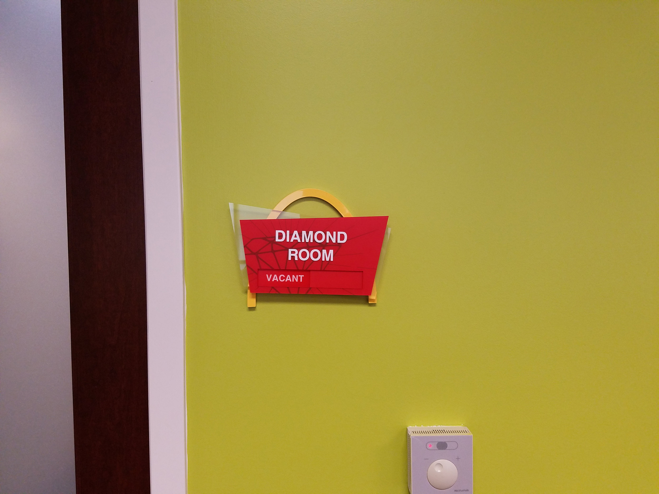 Ronald McDonald House Room Sign