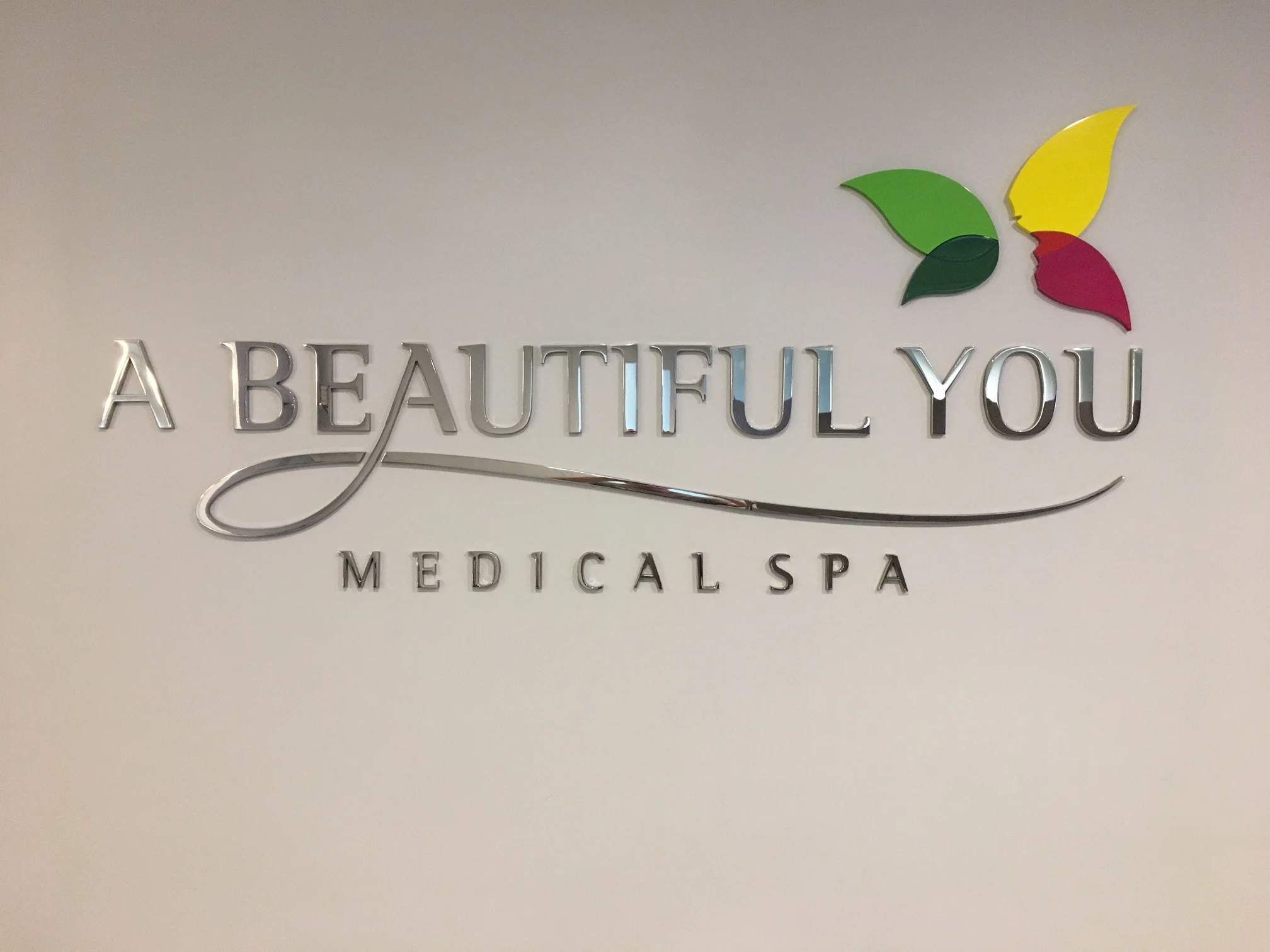 A Beautiful You Dimensional Lobby Logo