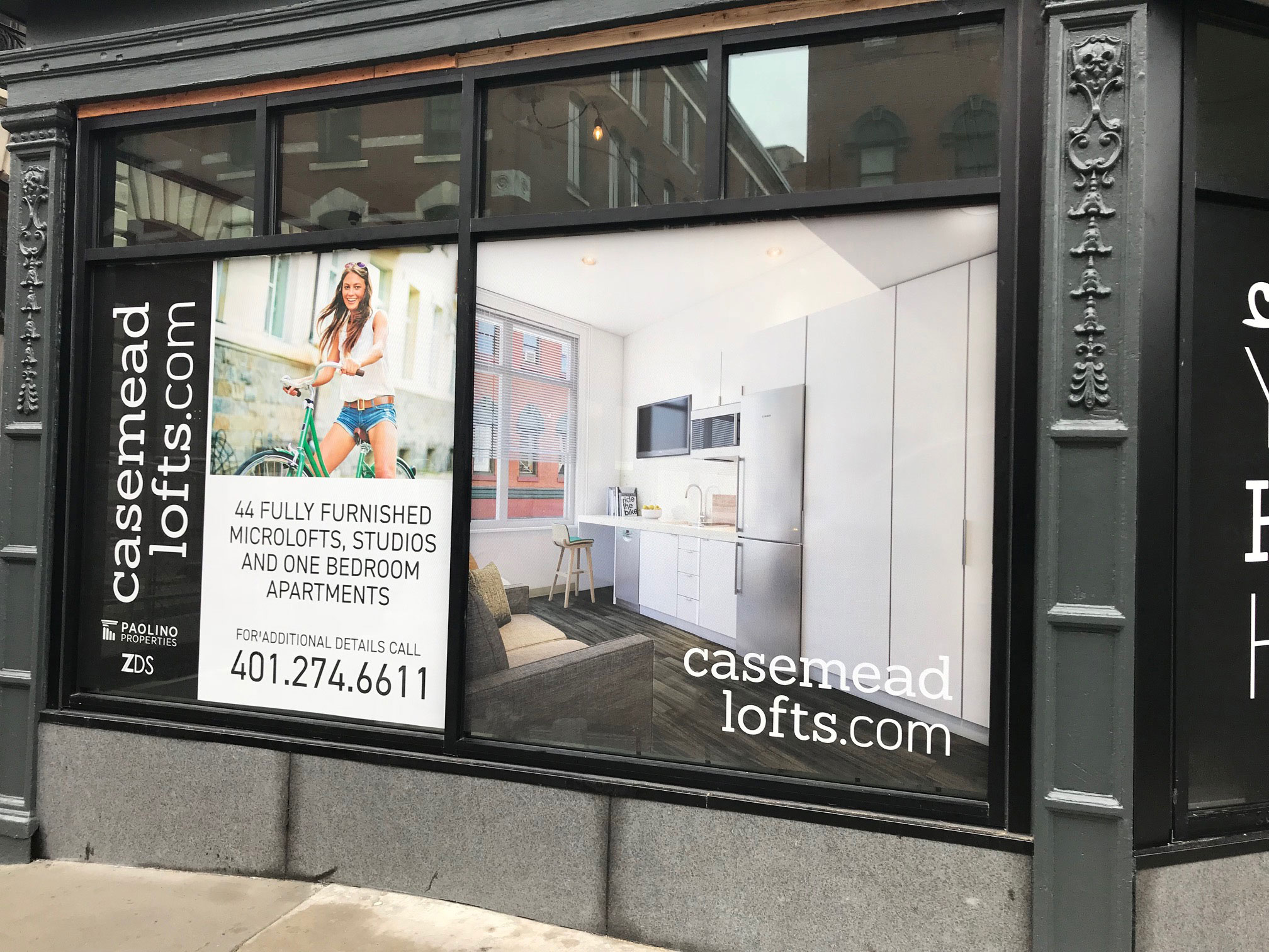 Case Mead Lofts Window Graphics
