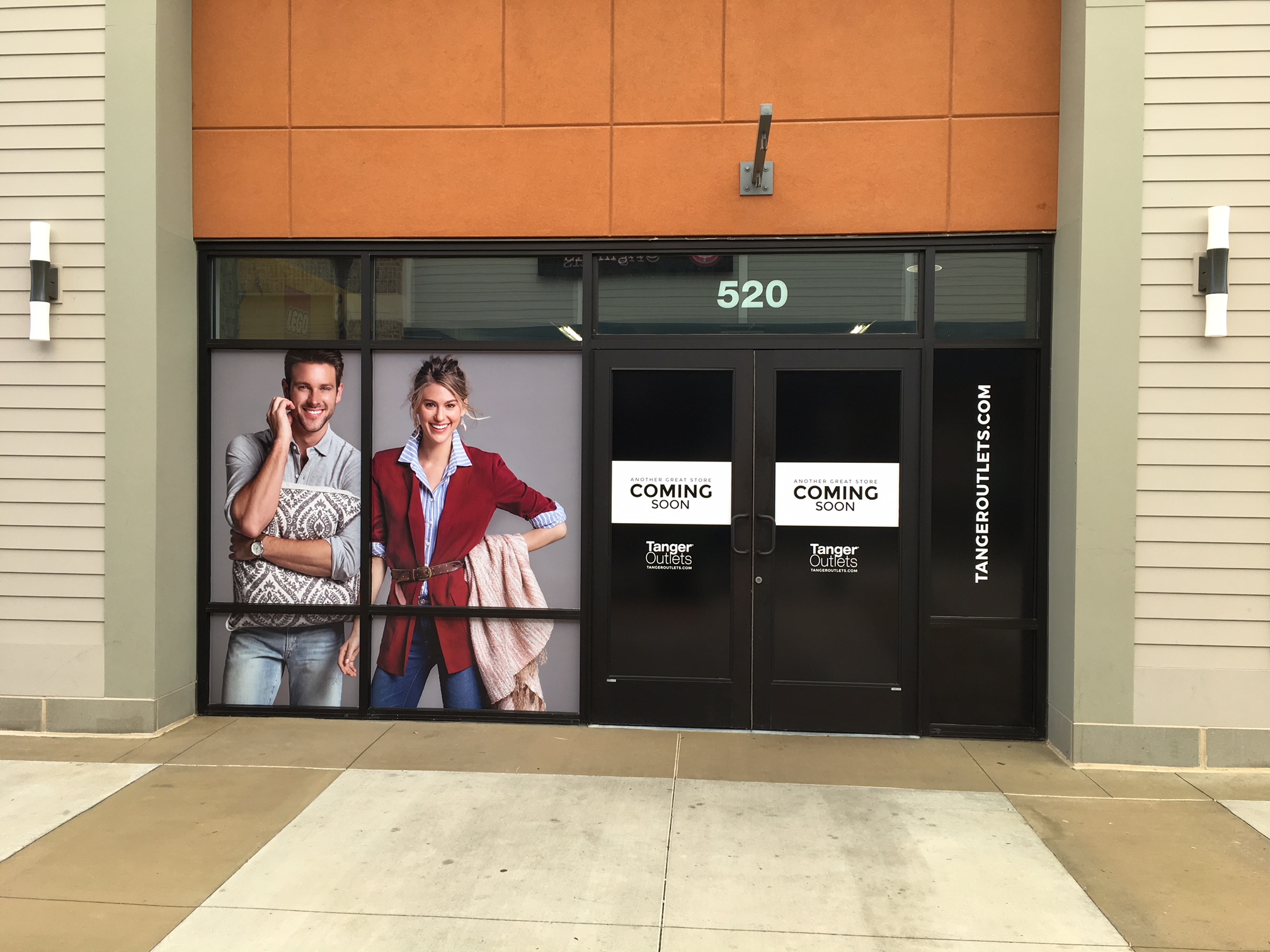 Tanger Outlets Window Graphics