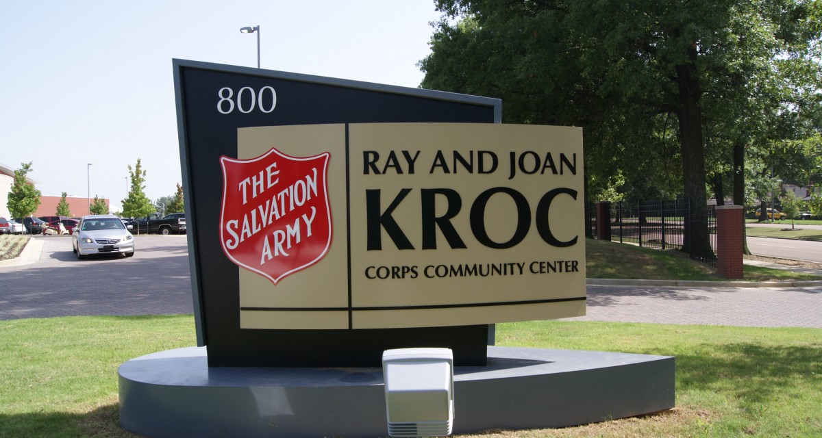 The Salvation Army Kroc Center Monument Sign