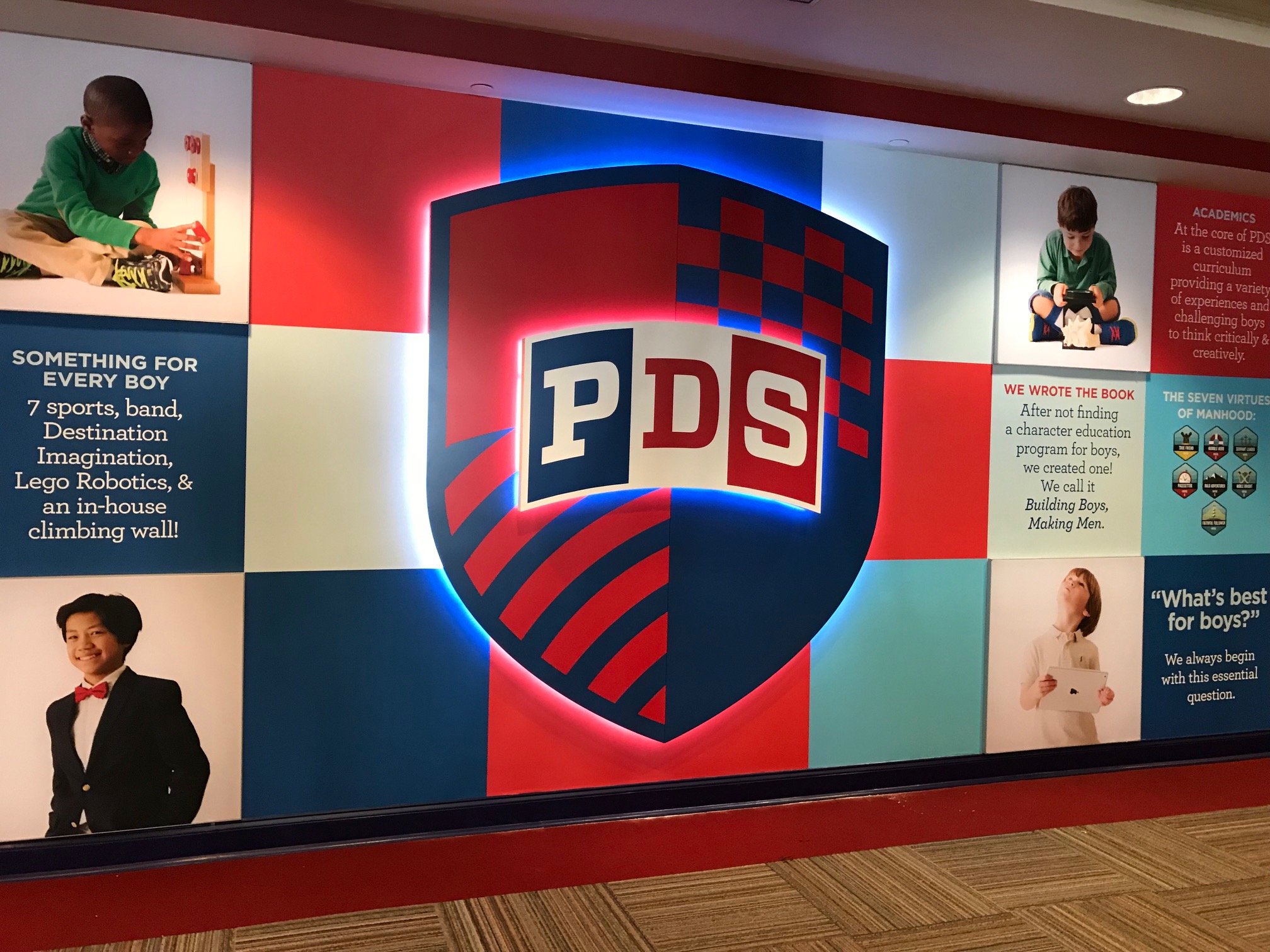 Presbyterian Day School Multi-dimensional Illuminated Logo