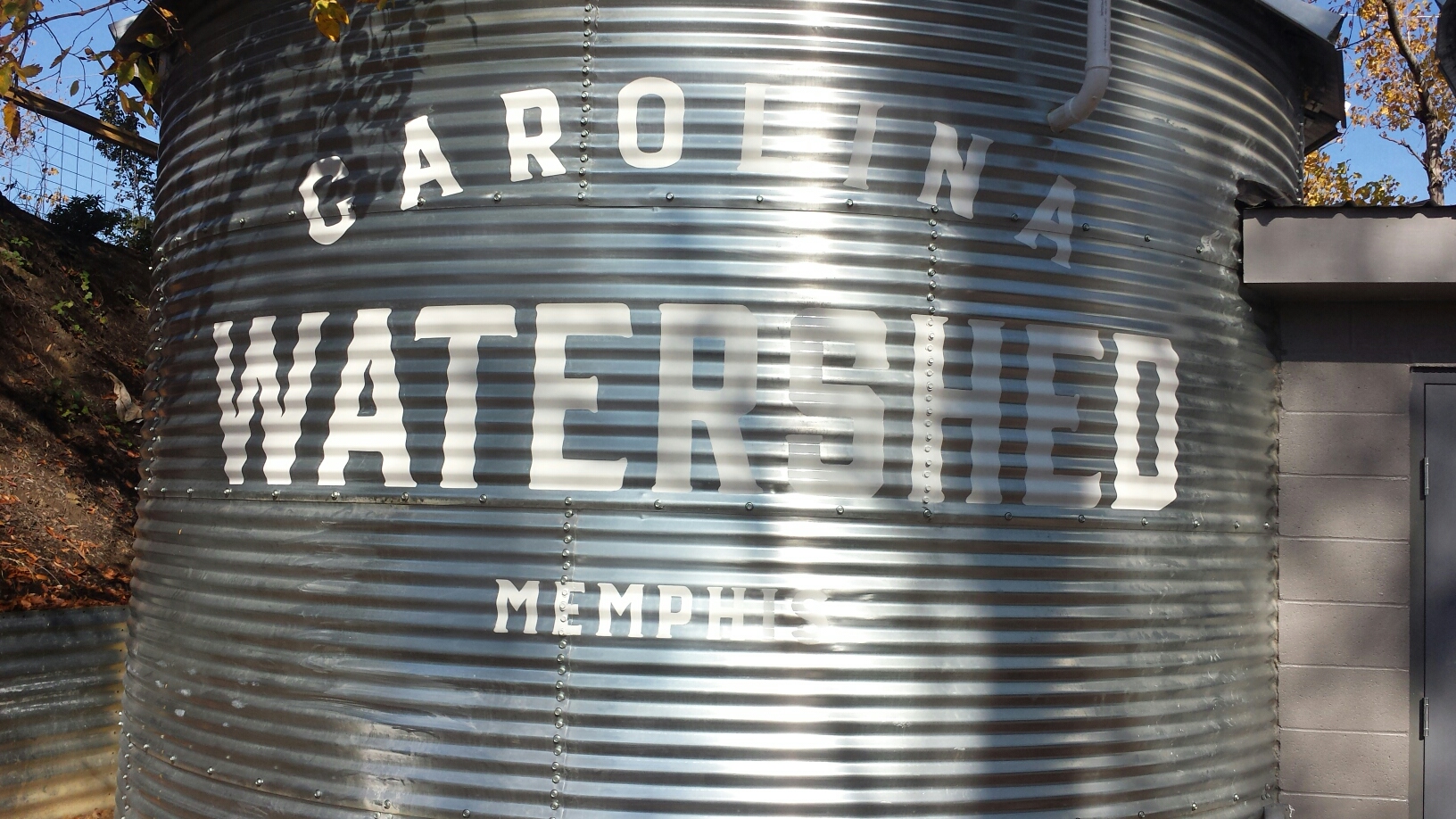 Carolina Watershed Painted Logo Water Tower