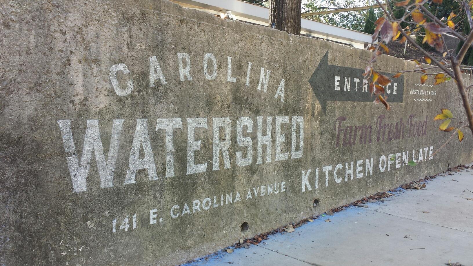 Carolina Watershed Painted Logo Concrete