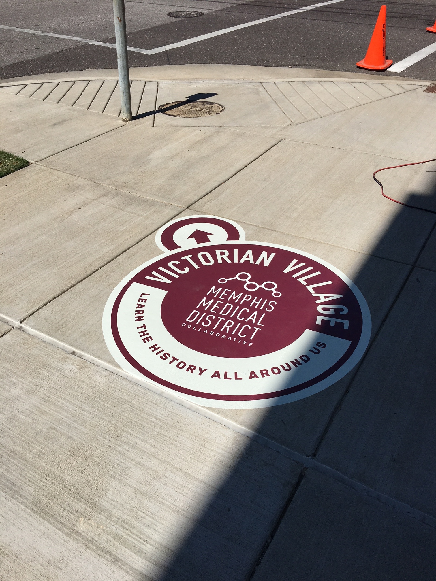 Memphis Medical District Concrete Graphics