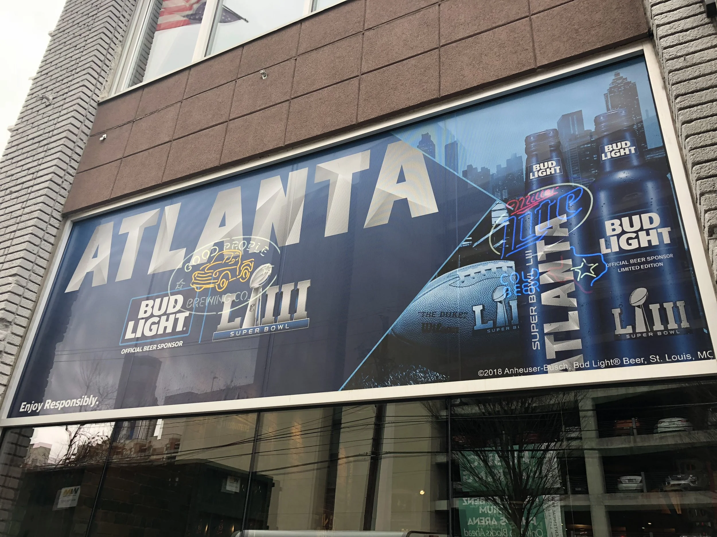 Anheuser Busch Transforms Downtown Atlanta for Super Bowl LIII