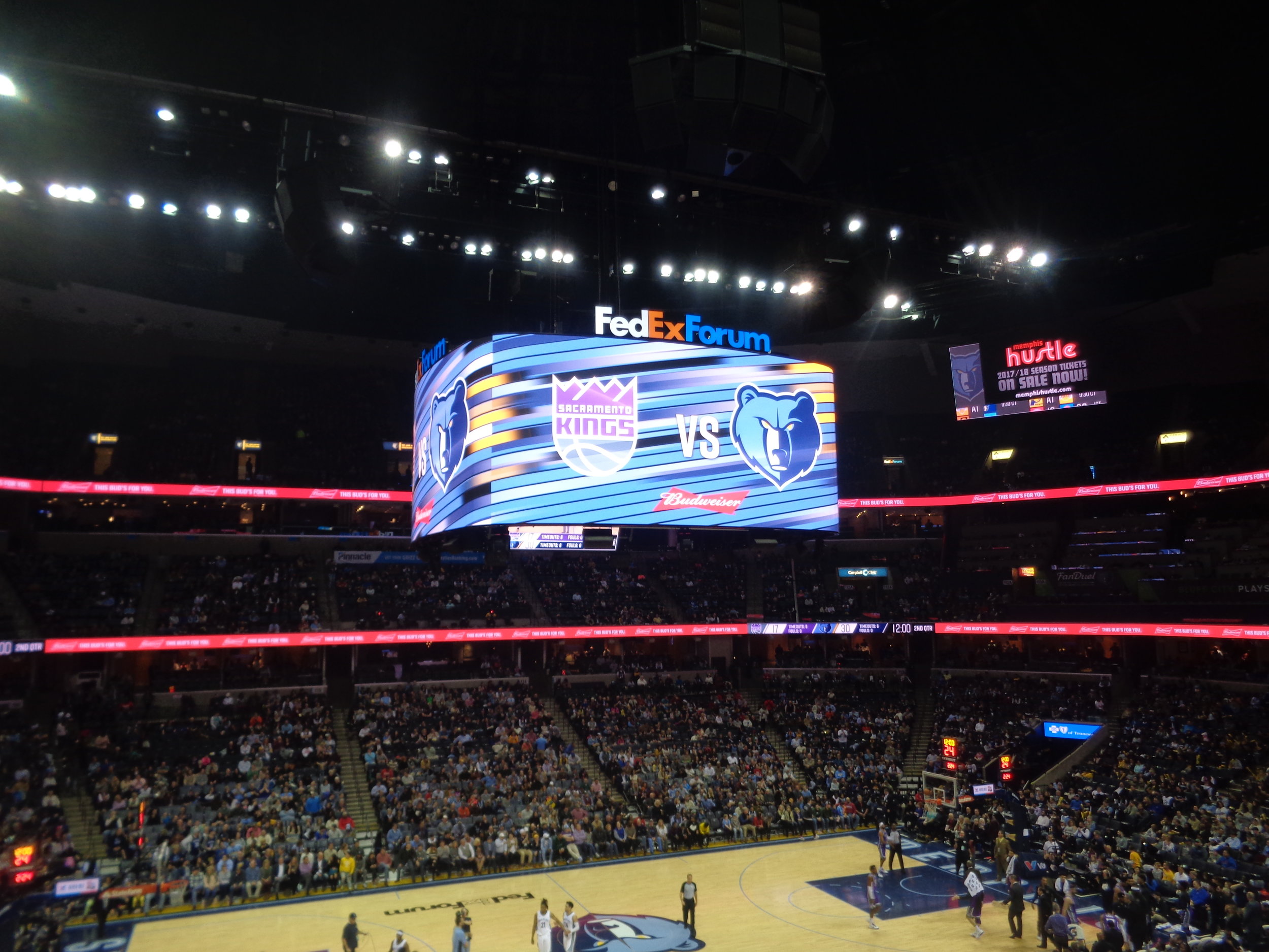 FedEx Forum Scoreboard