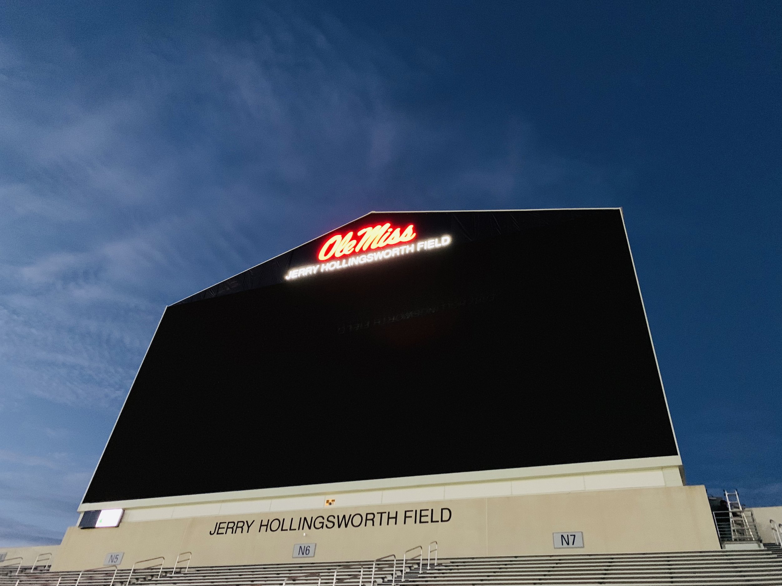 Ole Miss Scoreboard