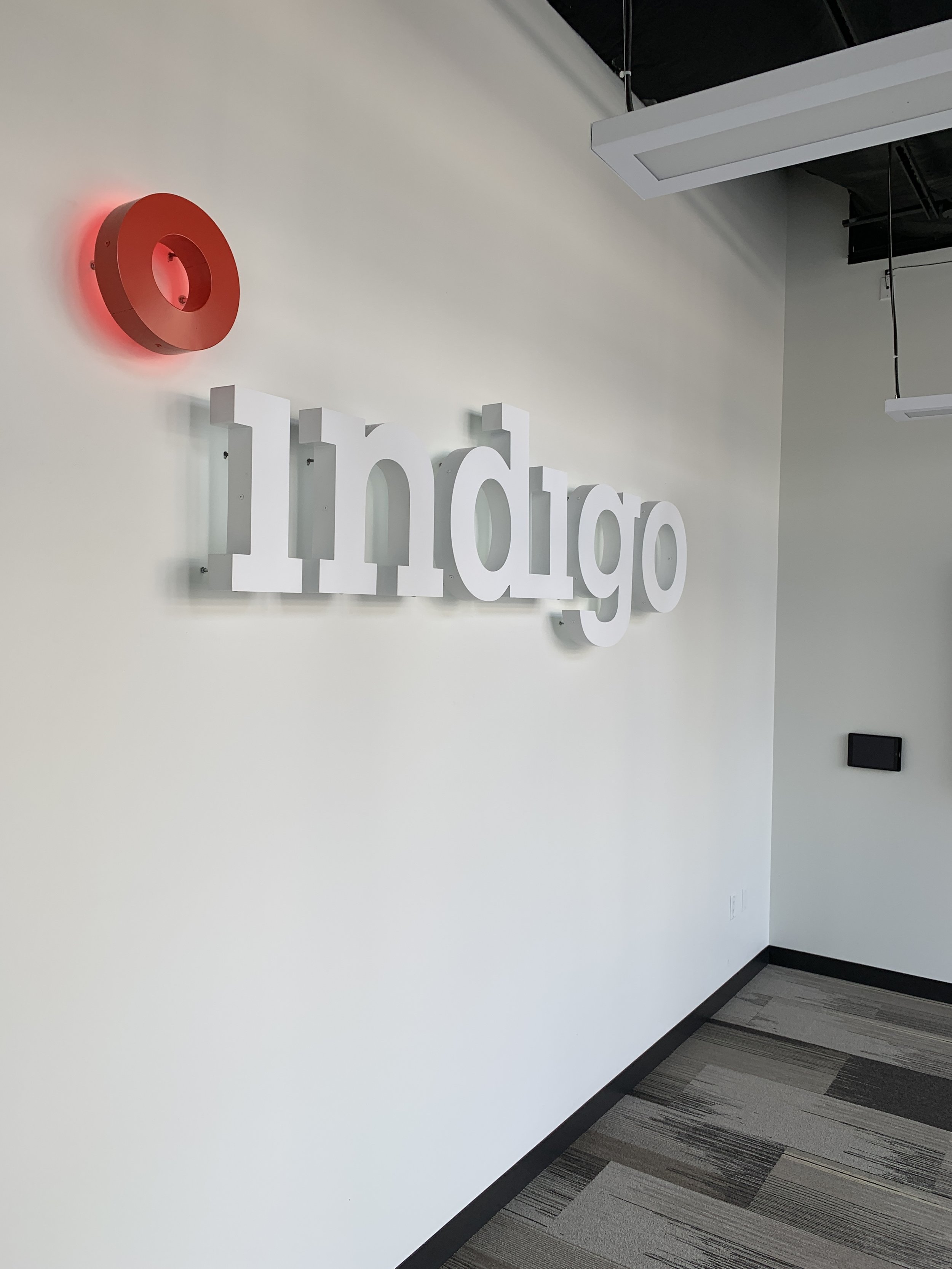 Indigo AG Backlit Sign