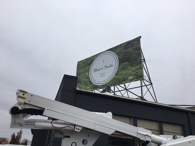 A Makers' Studio Billboard