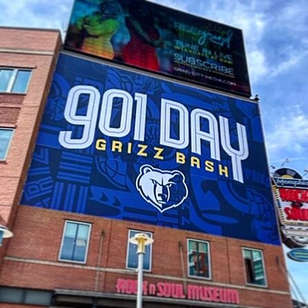One of the greatest days in all the land #901Day is almost upon us!

We're helping set the stage for the upcoming Grizz Bash this Thursday at FedExForum. 

Will you be there?

.
.
.

#GrizzBash #GrindCity #GrzNxtGen #MemphisGrizzlies #GoGrizz #LSIGra