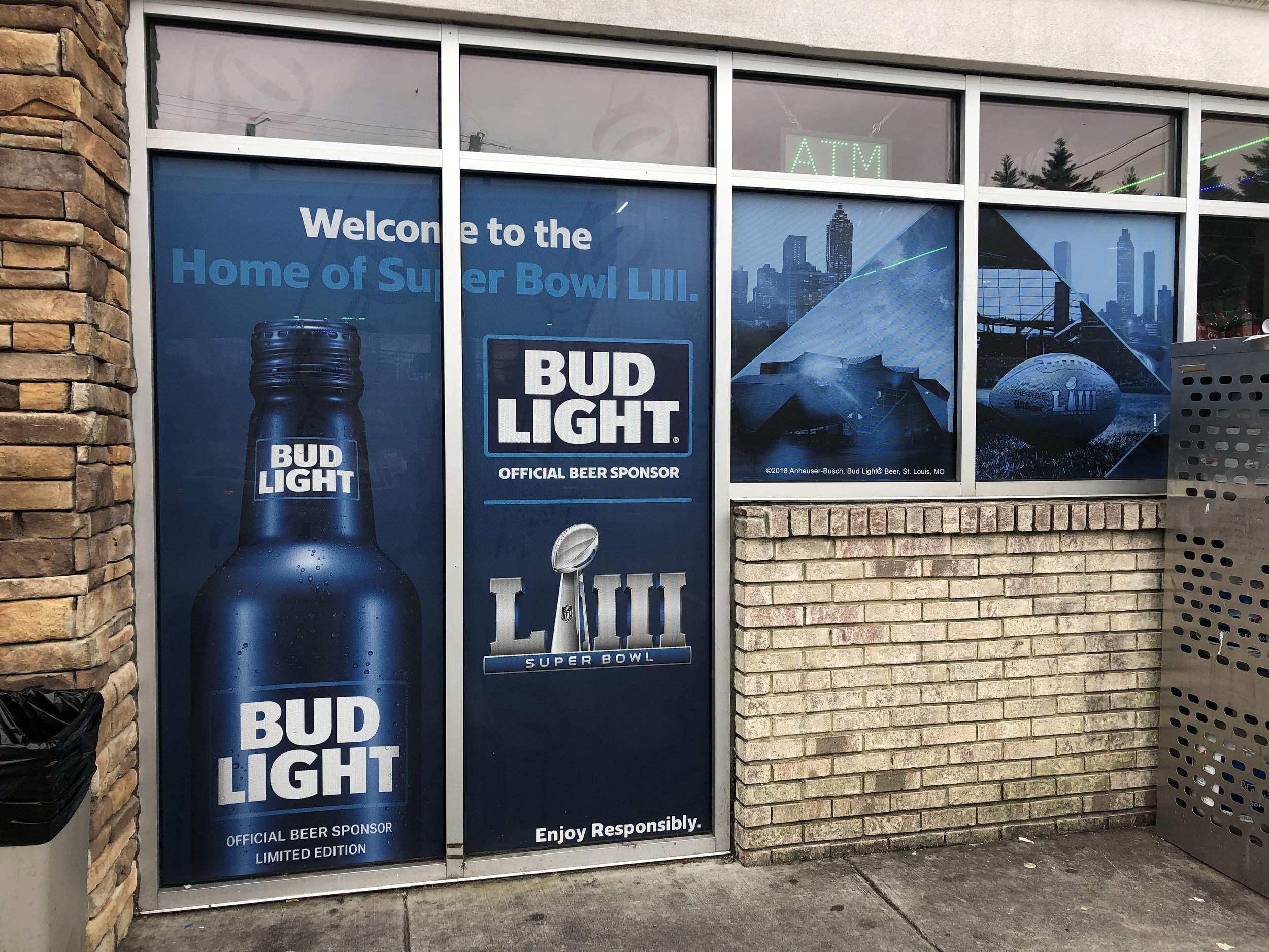 Anheuser Busch Window Graphics