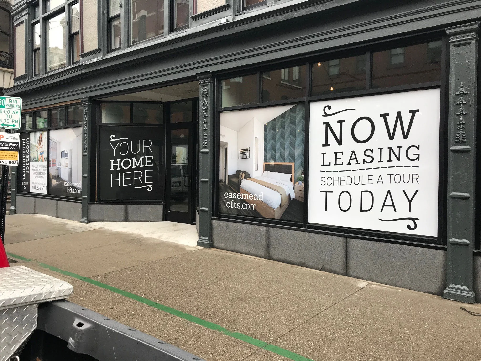 Case Mead Lofts Window Graphics
