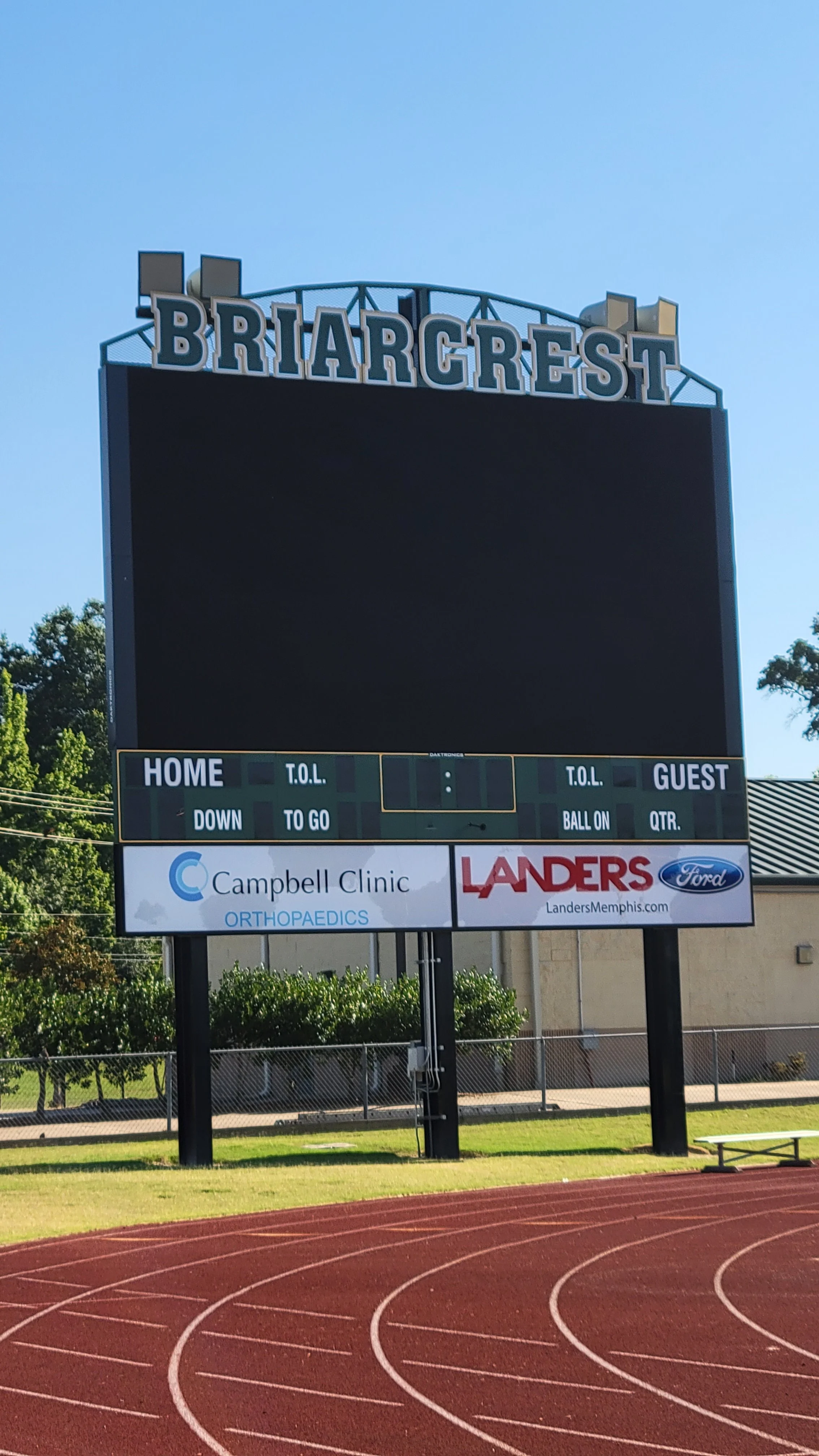 Briarcrest Scoreboard