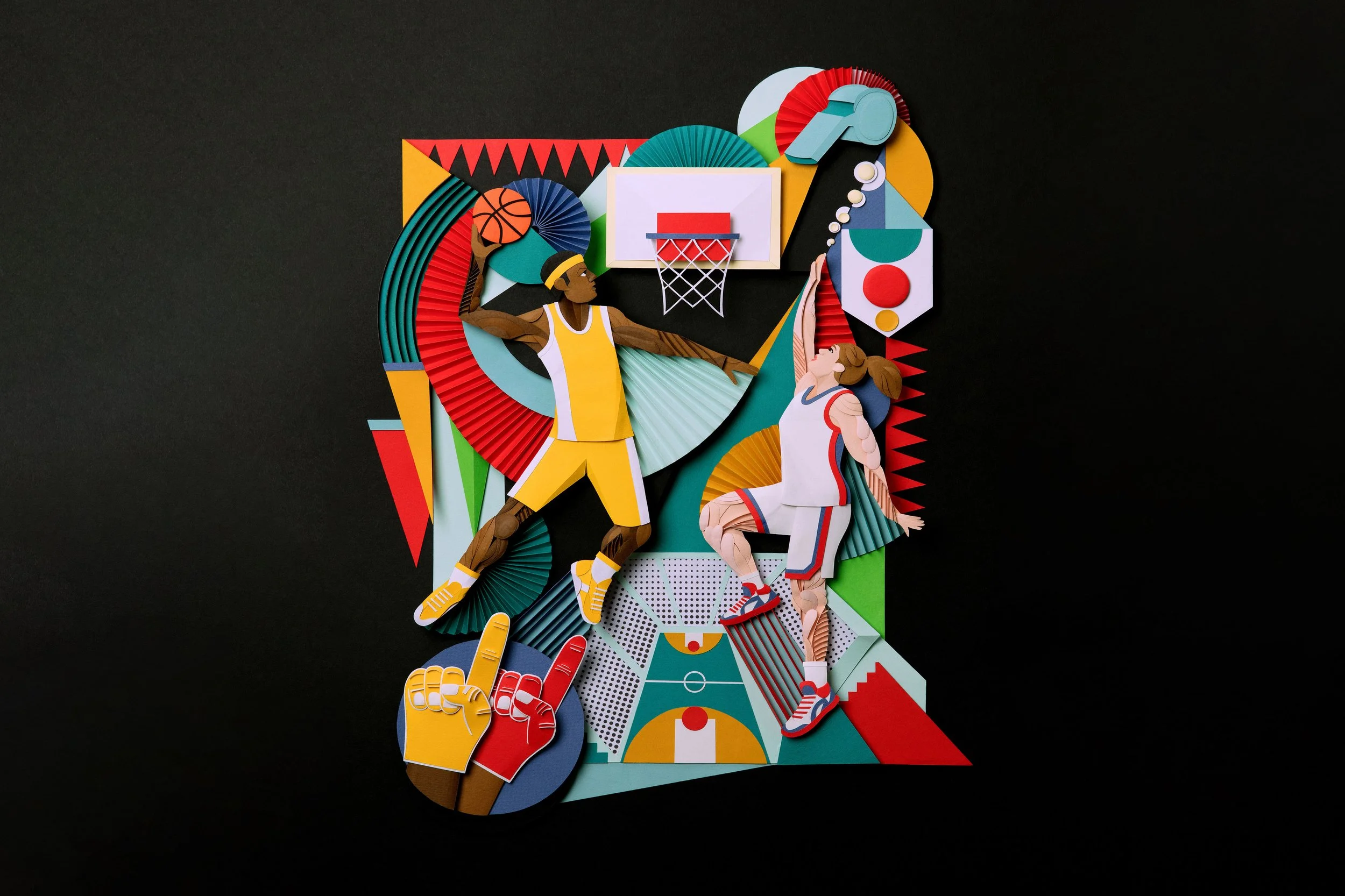 "The curtain lifts on March Madness" by Helen Musselwhite