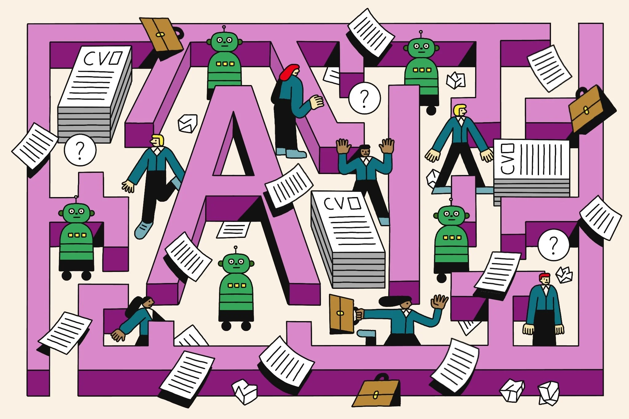 "Job hunting and hiring in the age of AI: Where did all the humans go?" by Cristina Spanò