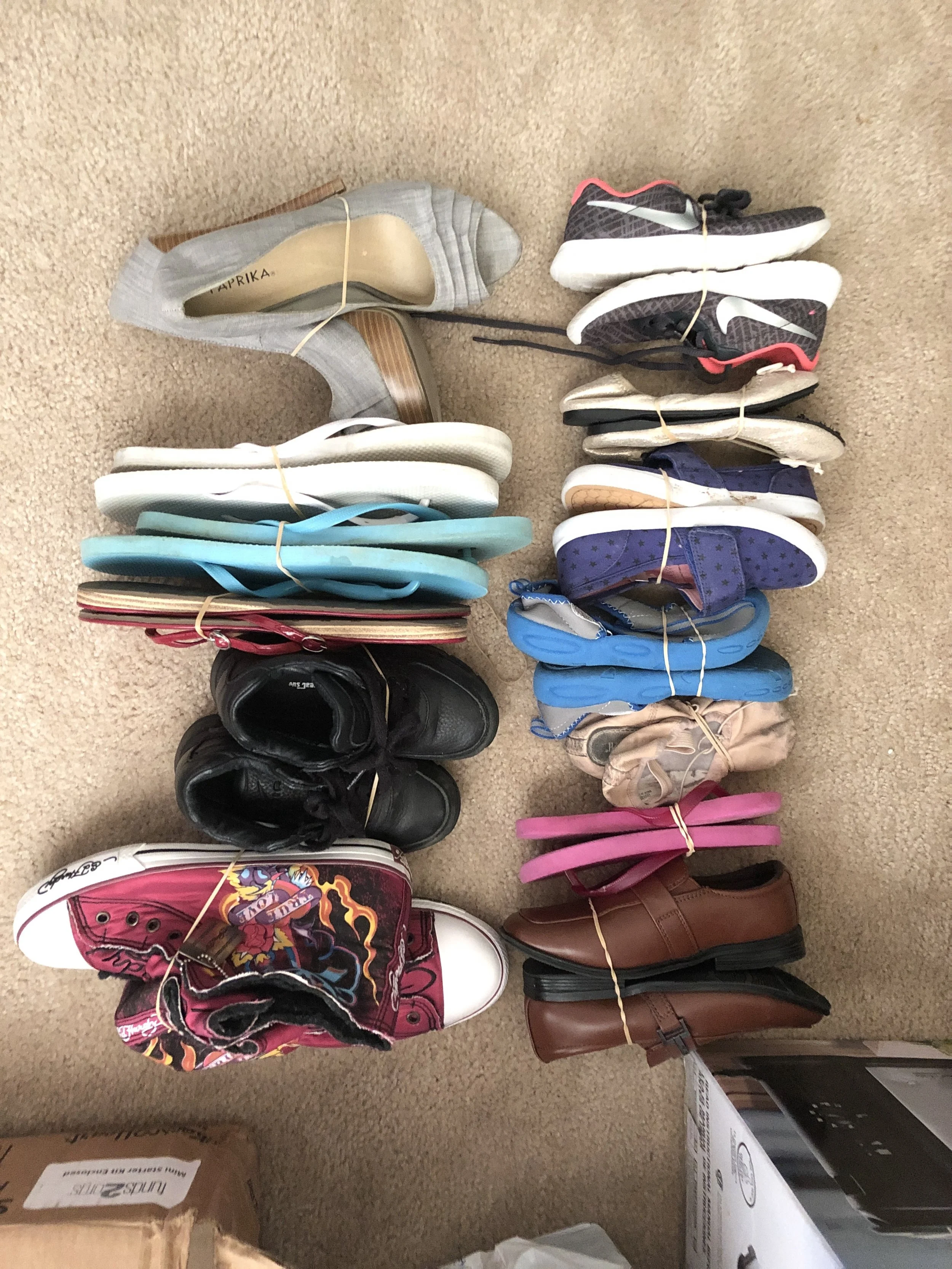  We just received our first donation for the shoe drive. Donate today!! Help us reach our goal of 120 bags of shoes 