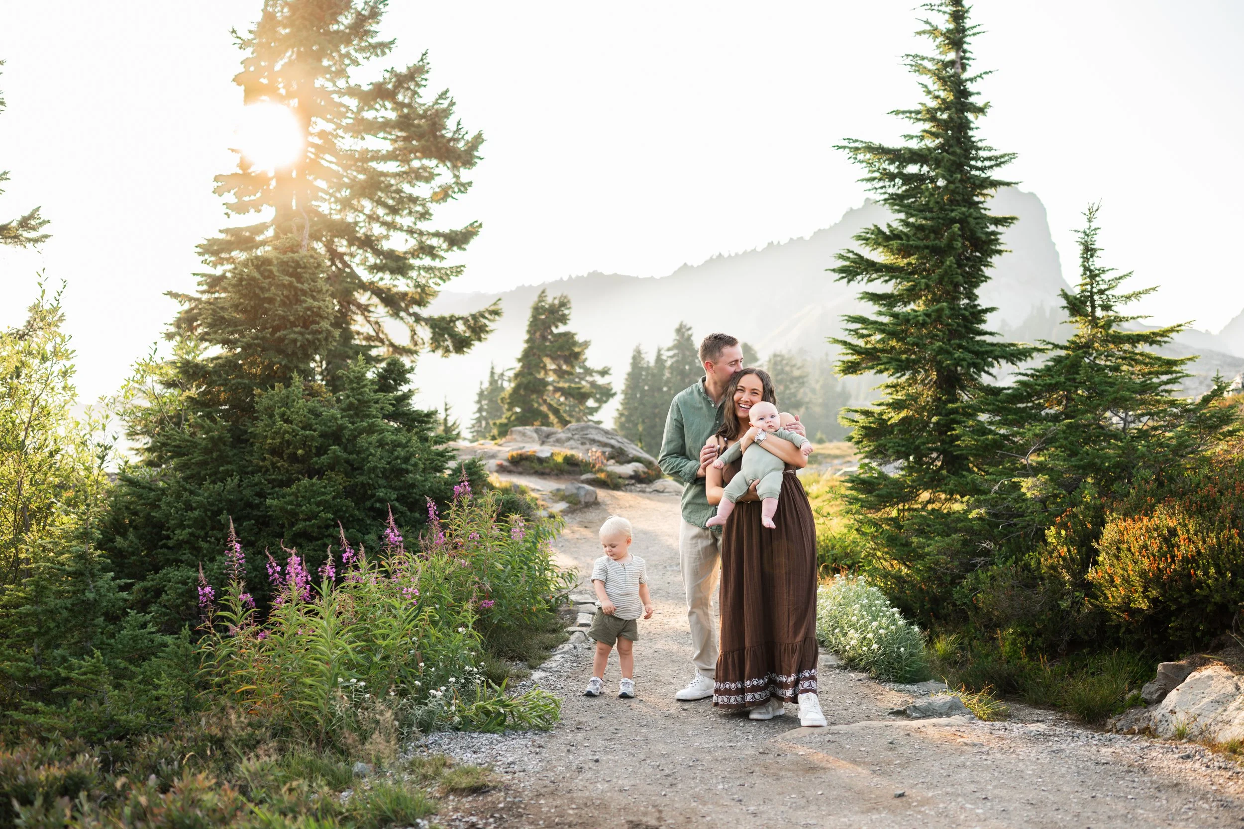 family session at Mt Baker, Artist point washington