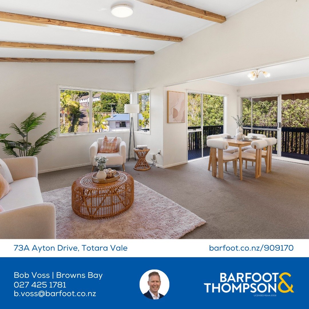 🔵🏡🌳
www.barfoot.co.nz/909170

SPACES TO EMBRACE - HAPPINESS AWAITS

Bob Voss at Barfoot &amp; Thompson Browns Bay
0274251781
b.voss@barfoot.co.nz
@barfootthompson @barfootandthompson_brownsbay @trademe_property @oneroofnz @realestate.co.nz @hougar
