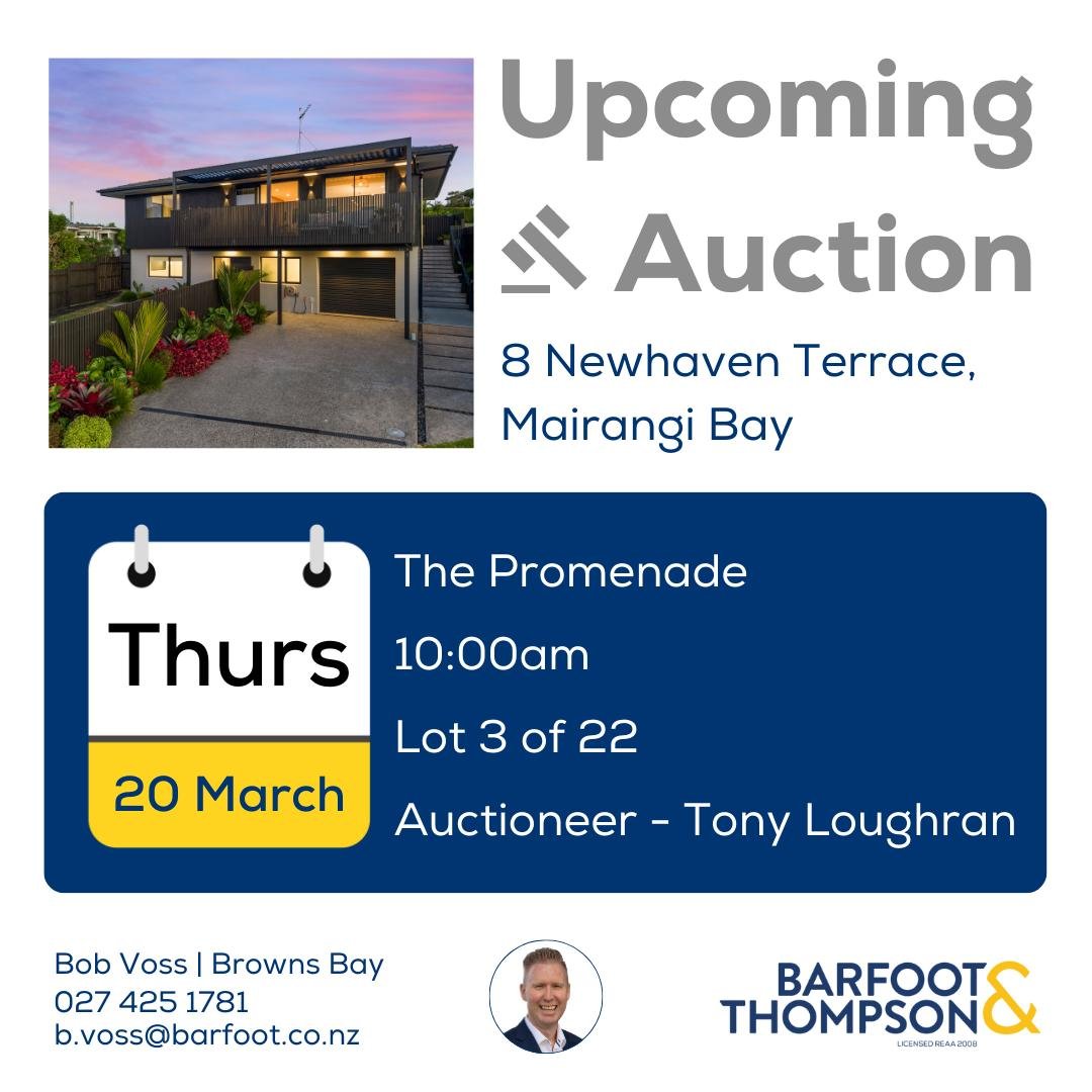 🔵🟡 Interested?
www.barfoot.co.nz/908245

Get in touch today!

Bob Voss at Barfoot &amp; Thompson Browns Bay
0274251781
b.voss@barfoot.co.nz
@barfootandthompson_brownsbay @nzlocky 

#auction  #forsale #barfootandthompson #realestatenz #trademe #auck