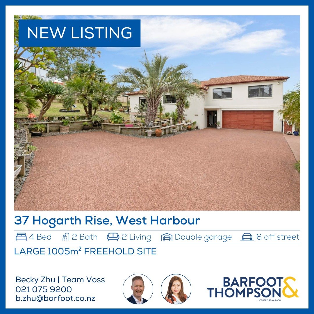 ✨😀
@beckyzhurealestate 
www.barfoot.co.nz/908889

LARGE 1005m&sup2; FREEHOLD SITE

Properties like this, in such a prime location with a generous 1005m&sup2; (more or less) section, are a rare find - opportunities like this don&rsquo;t come around o
