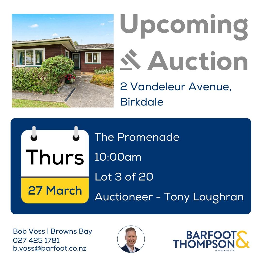 🔵🟡 Interested?
www.barfoot.co.nz/908506

Get in touch today!

Bob Voss at Barfoot &amp; Thompson Browns Bay
0274251781
b.voss@barfoot.co.nz
@barfootthompson @barfootandthompson_brownsbay @realestate.co.nz @trademe_property @oneroofnz @hougarden_nz_