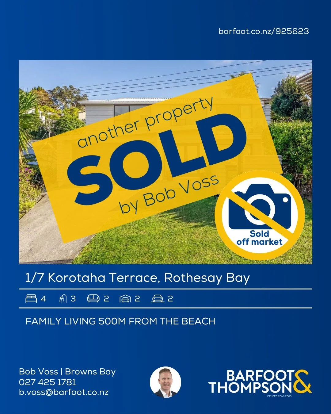 🟡😎 SOLD 
off market, without any public advertising.

This sale was achieved by working directly with qualified buyers through my existing buyer network.

If you&rsquo;re considering selling and prefer a quiet, targeted approach rather than a full 