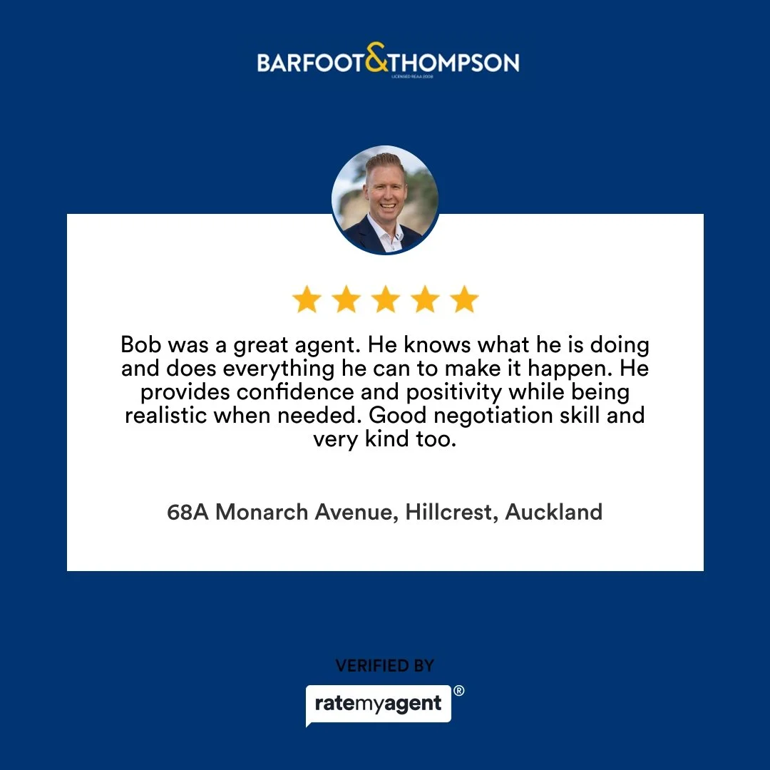 My latest RateMyAgent review in Hillcrest