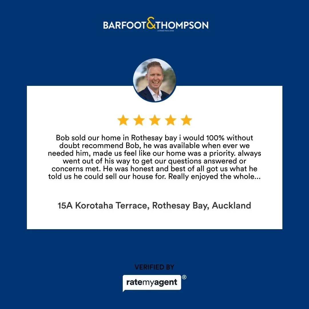 My latest RateMyAgent review in Rothesay Bay