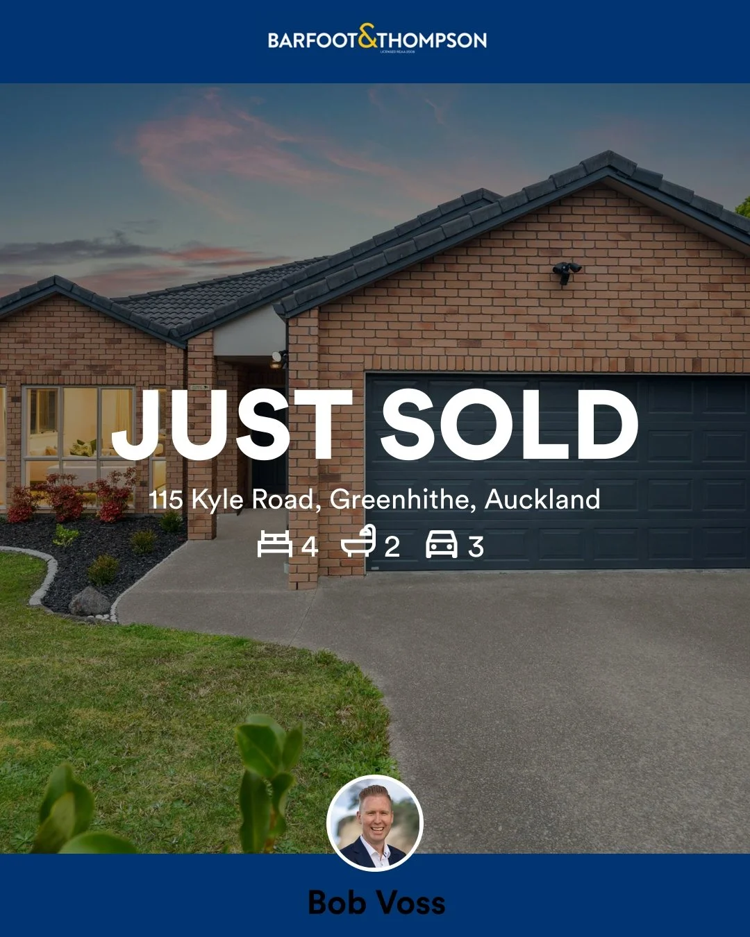 🛌 4 🛀 2 🚘 3
📍 115 Kyle Road, Greenhithe, Auckland

My latest sale on RateMyAgent.

Licensed REAA 2008

...
#ratemyagent #realestate #Barfoot_and_Thompson__Browns_Bay