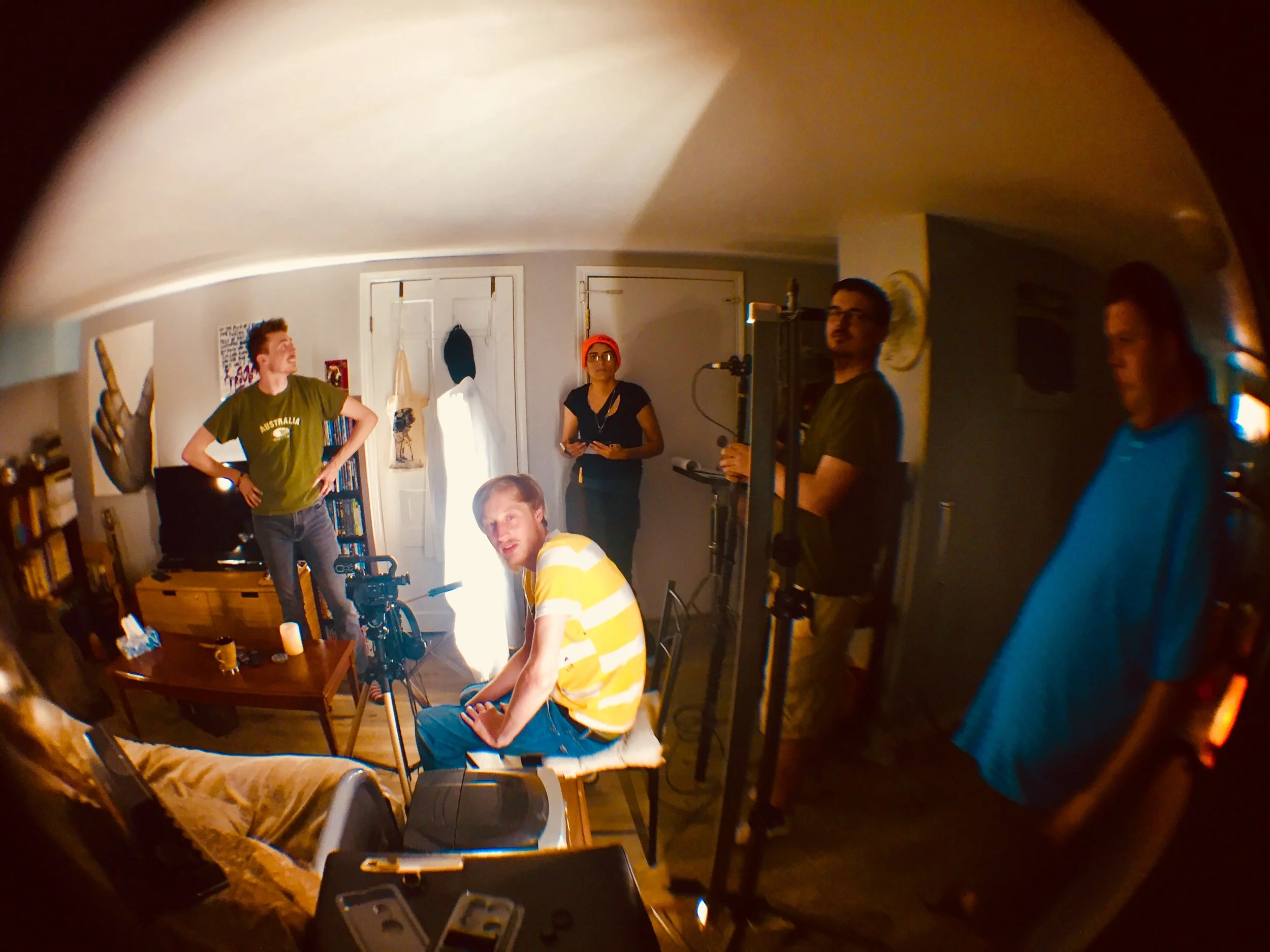 Orange Hat Film Productions on set of .44  in London, ON