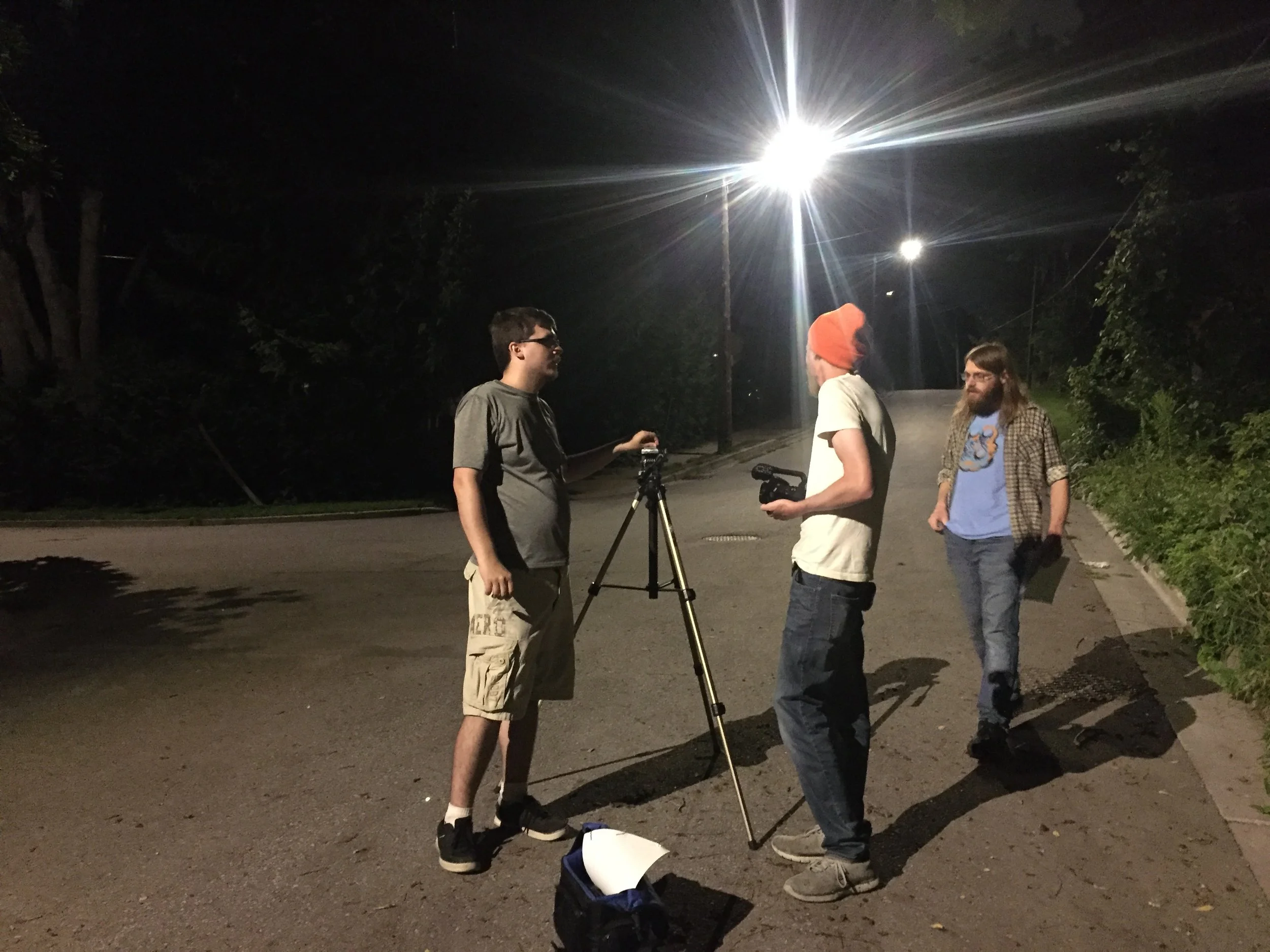 Orange Hat Film Productions on set of .44  in London, ON