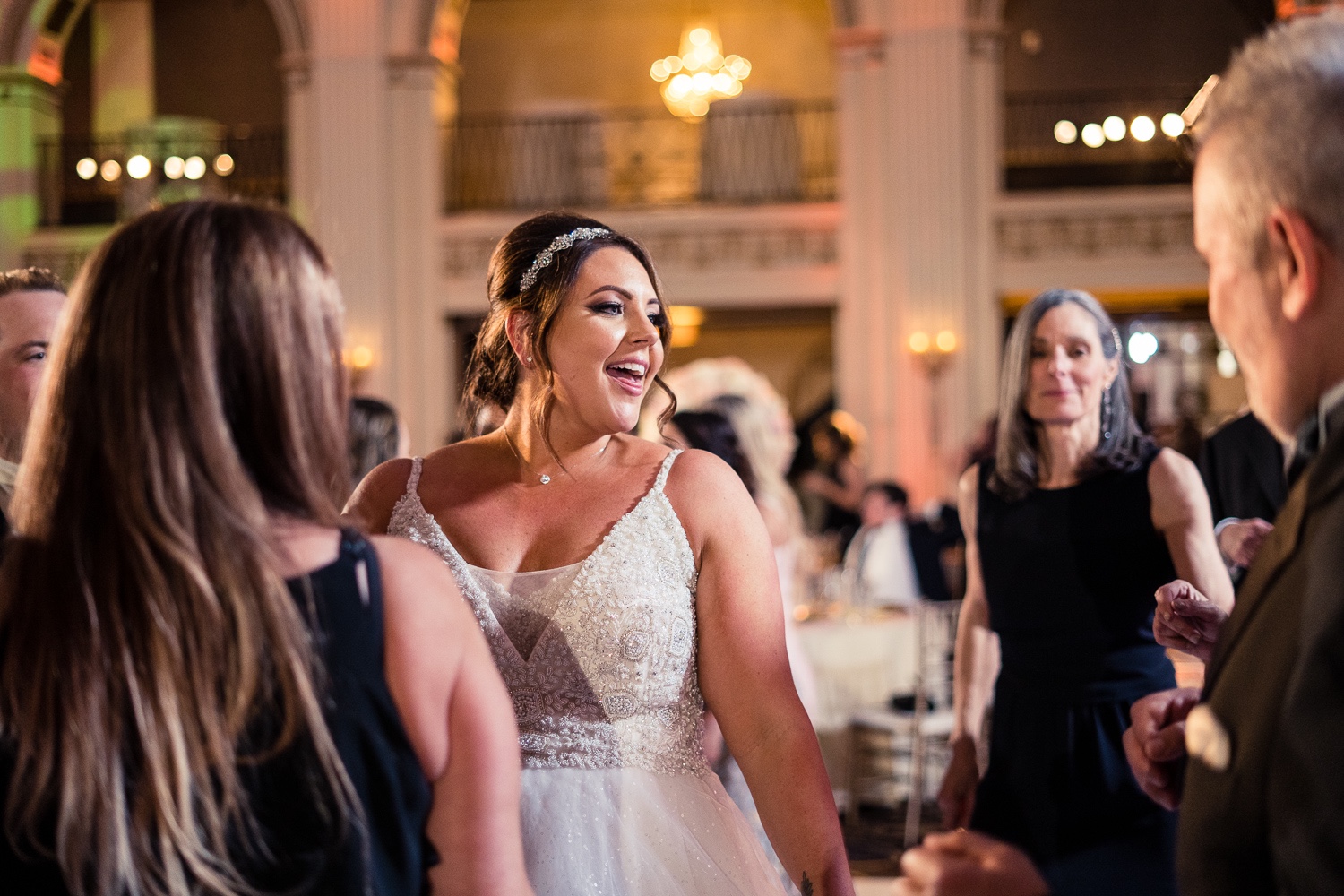 Bride dances the night away at Ballroom at the Ben wedding