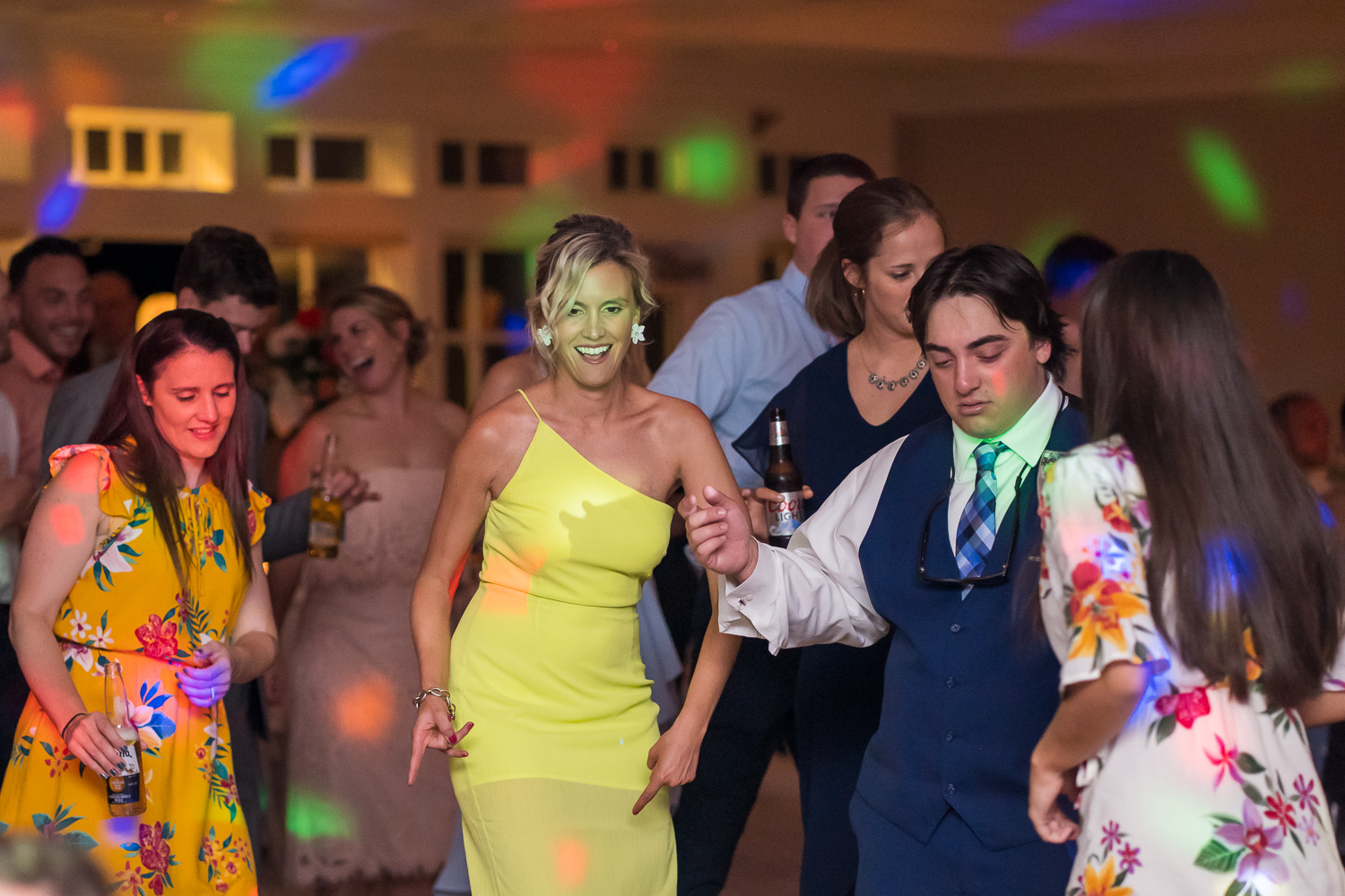 Cousins party at wedding reception at Baywood Greens