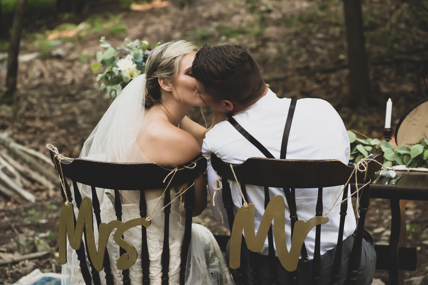 Presenting Mr and Mrs Kohl Poconos elopement