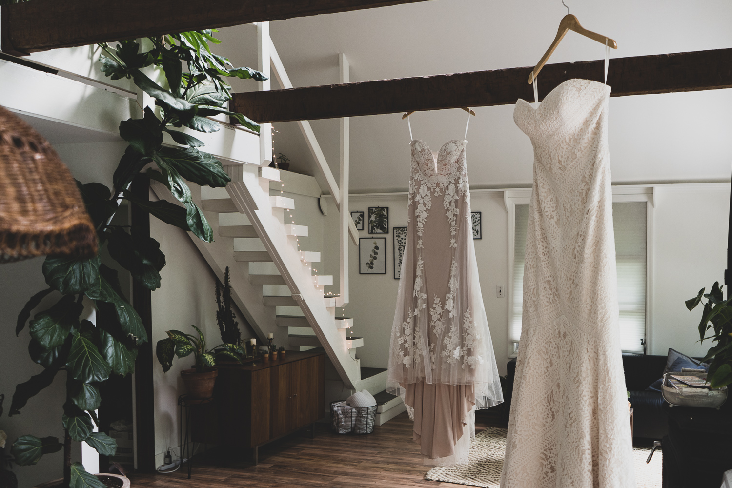 Two beautiful gowns for one magical day