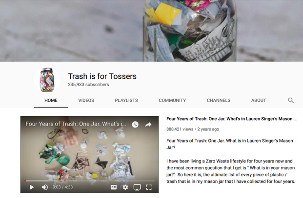 Trash For Tossers YouTube Page