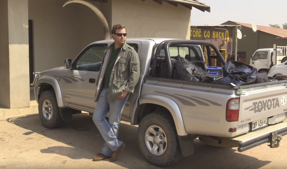 Guarding the truck outside of a small trading post somewhere in the Northern part of the Limpopo province in South Africa. Taking control of whether or not we get to keep our bags.